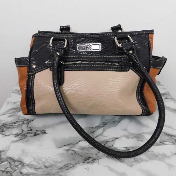 Black, Brown and Tan handbag. - Picture 1 of 7